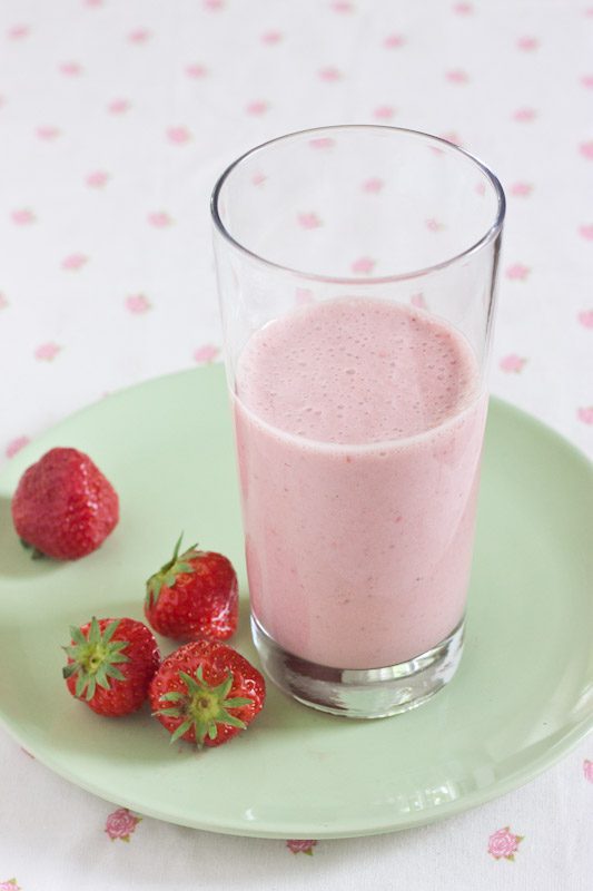 Jordgubbssmoothie