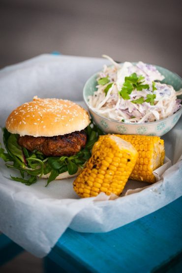 Hamburgare fyllda med mozzarella