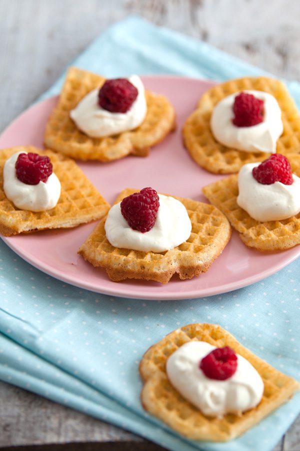 recept på klassiska våfflor