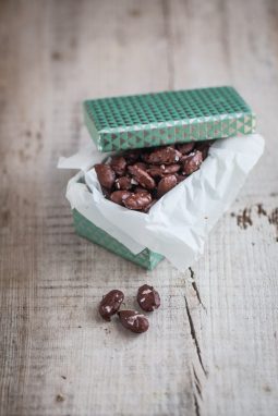 chokladdoppade mandlar
