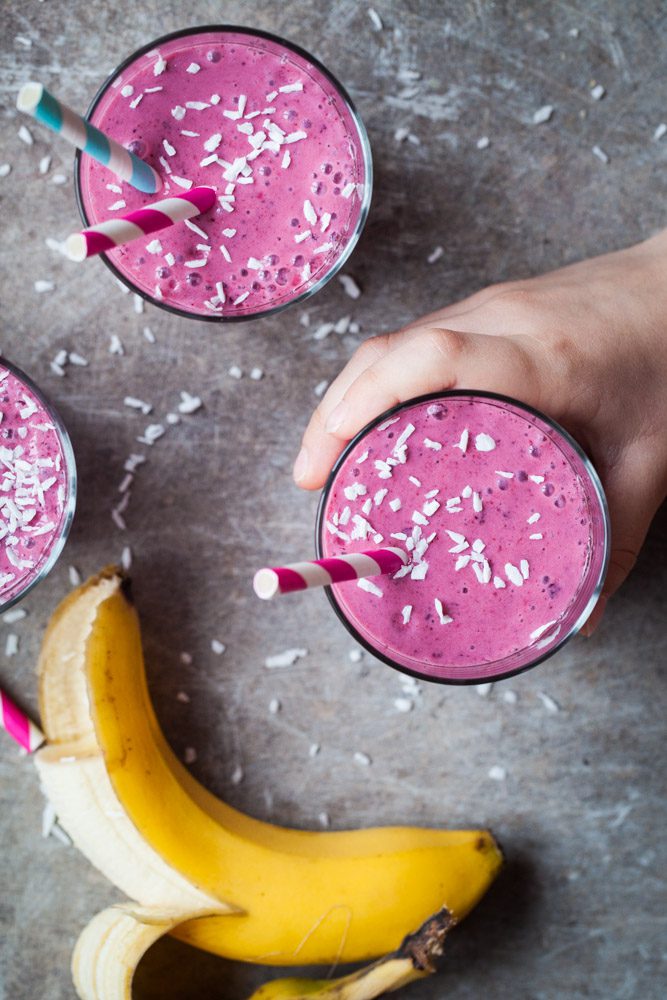 smoothie, mellanmål, barn