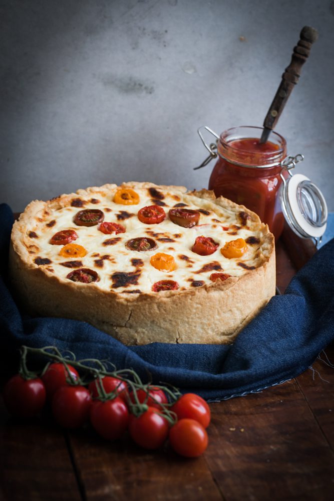 tacopaj med creme fraiche