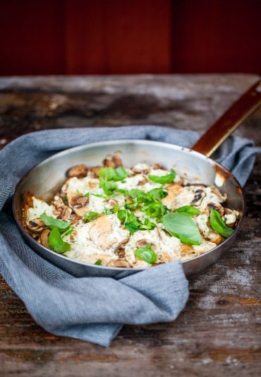 kycklingpanna med svamp