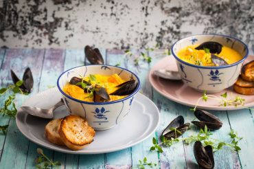 fisksoppa med saffran