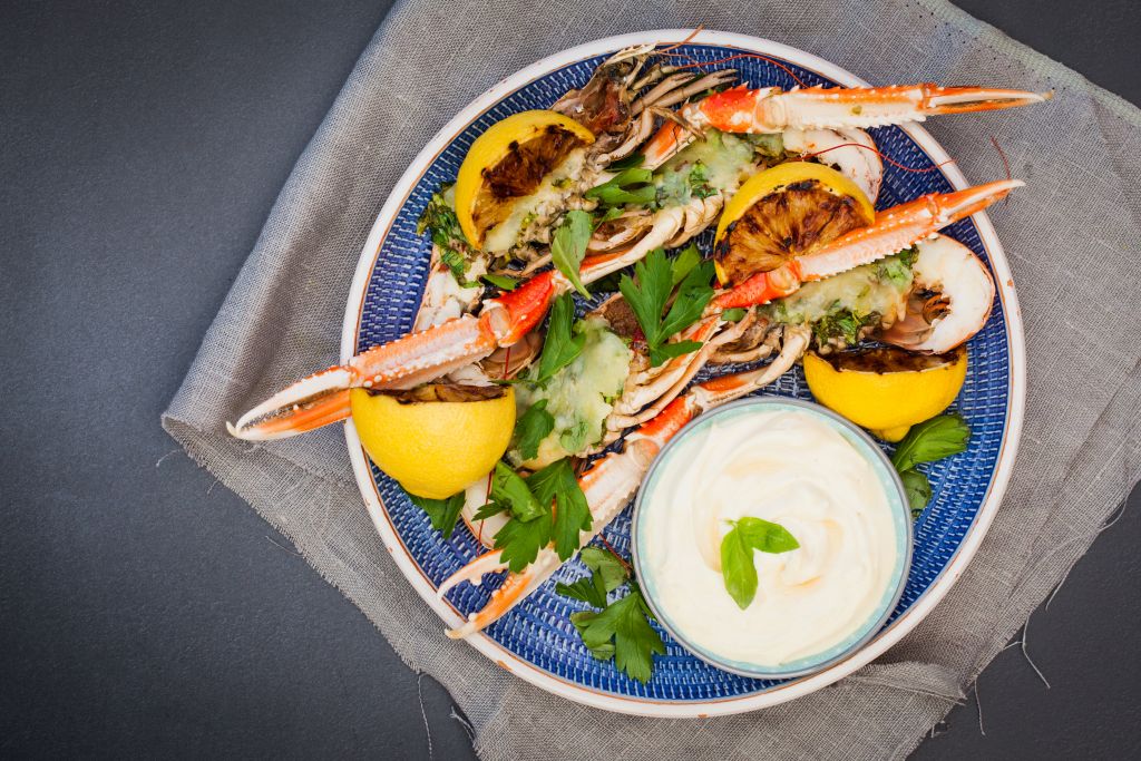 Gratinerad havskräfta