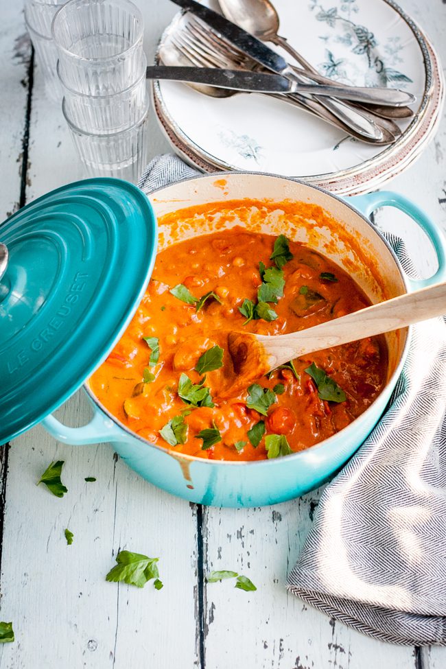 vegetarisk kikärtsgryta