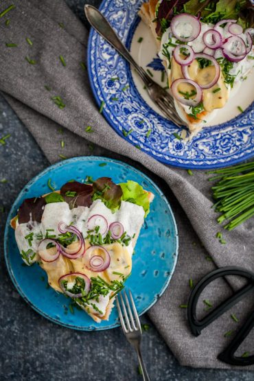 silltårta på hönökaka