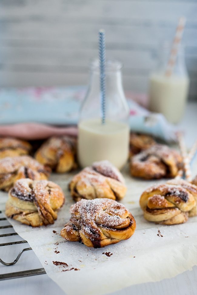 vetebullar med nutellafylling