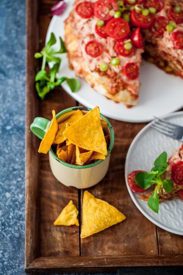 vegetarisk tacotårta