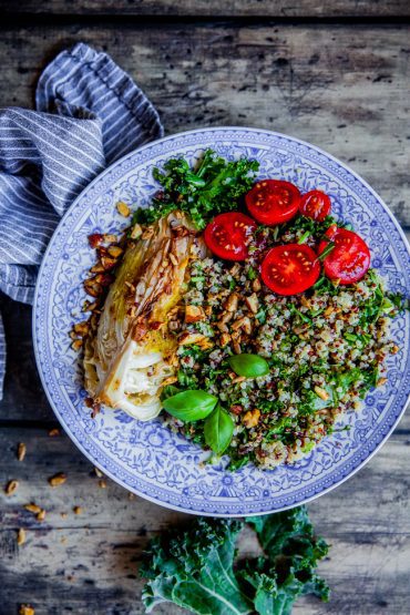 Rostad spetskål i ugn