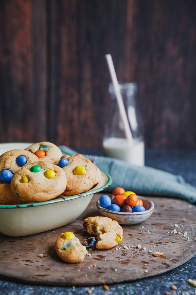 cookies, m&m kakor