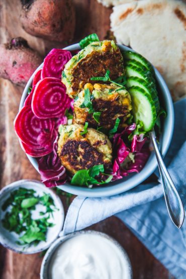 kikärtsbiffar med zucchini vegan veganska