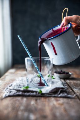 blåbärssoppa, osötad, sockerfri