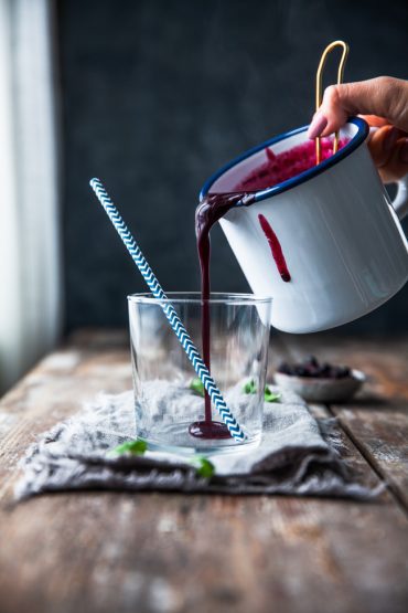 blåbärssoppa, osötad, sockerfri