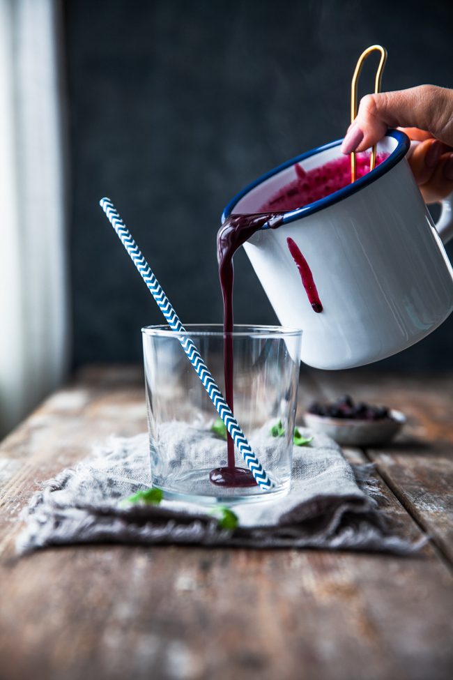 blåbärssoppa, osötad, sockerfri