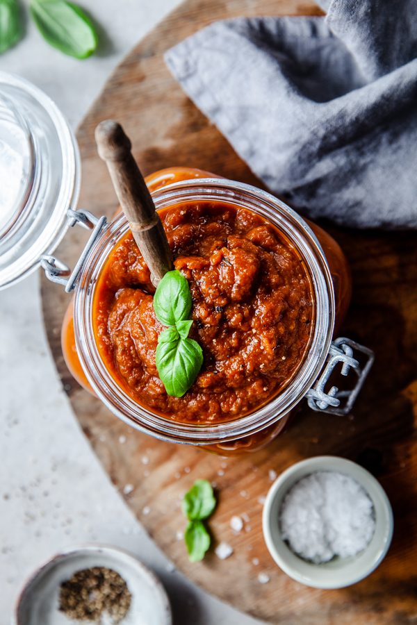 crock pot, tomatsås,