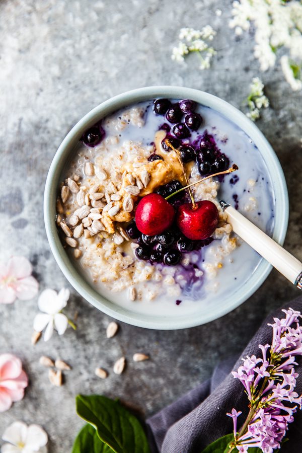 frukost, gröt, korngryn, fibrer