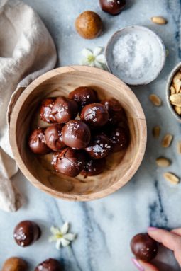 veganska jordnötstryfflar