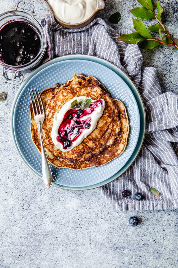 pannkakor, mellanmål, lunch, frukost