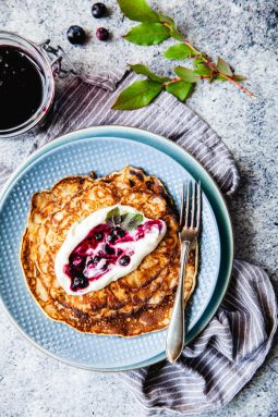 pannkakor, mellanmål, lunch, frukost