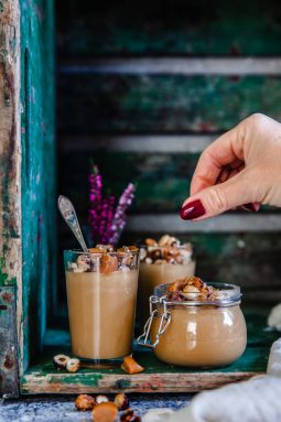 panacotta, salty caramel,