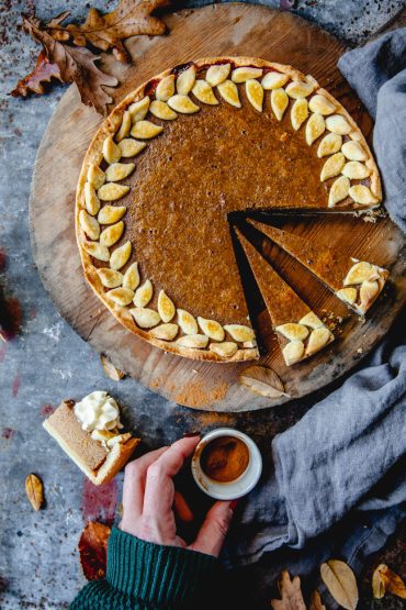 pumpa, paj, dessert, halloween, höst, dessert