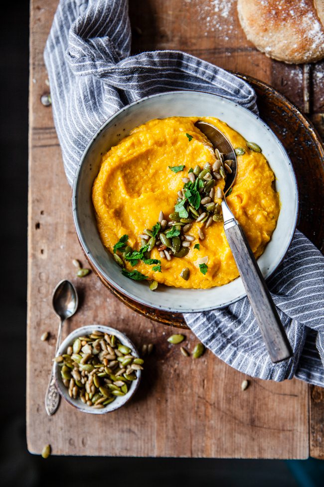 soppa, pumpa, middag, mat