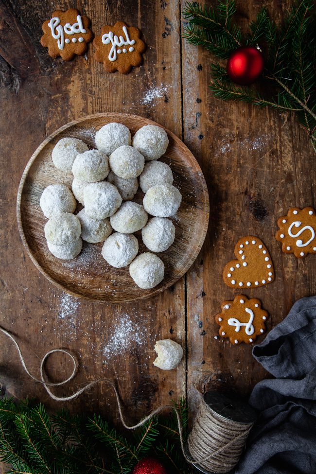 julkakor, snöbollar,