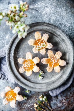 lemon curd, minipajer,