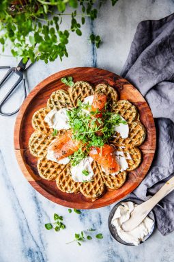 glutenfria våfflor, snittar, tilltugg