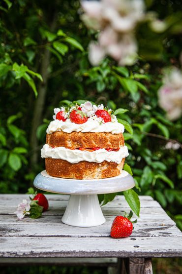 sommartårta, midsommartårta, tårta