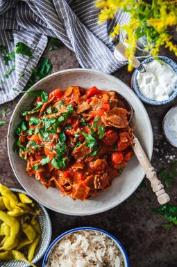 vegetarisk kebabgryta, gryta