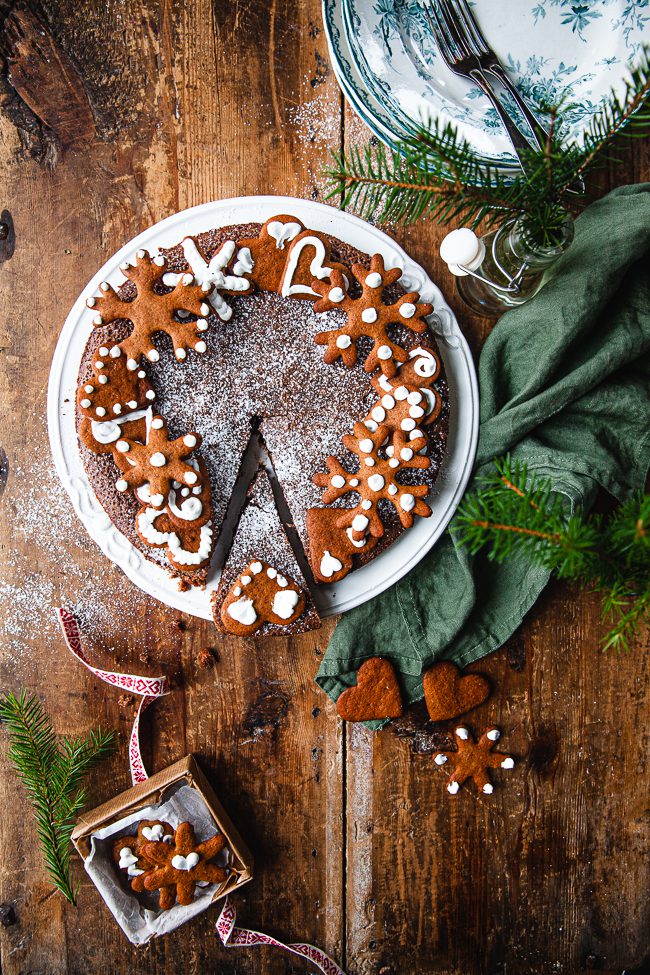 kladdkaka, pepparkakssmak