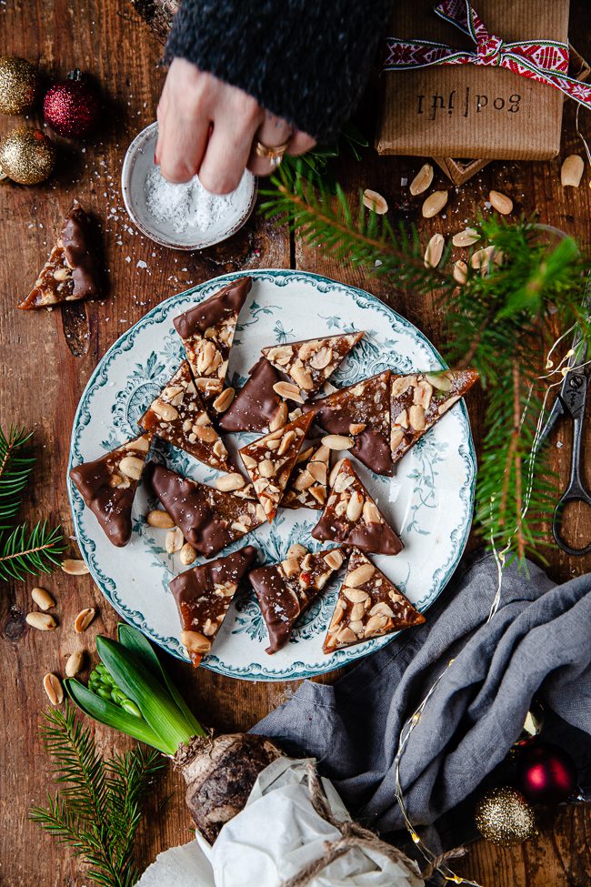 jordnötsbräck, julgodis, knäck