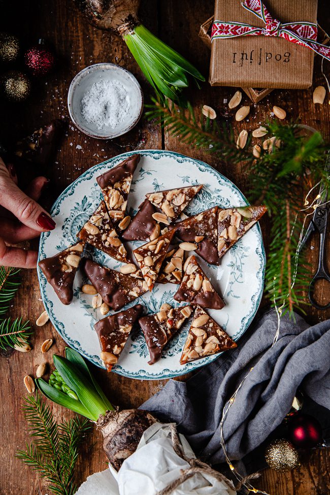 jordnötsbräck, julgodis, knäck