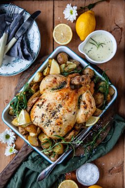 hel kyckling, kyckling i ugn