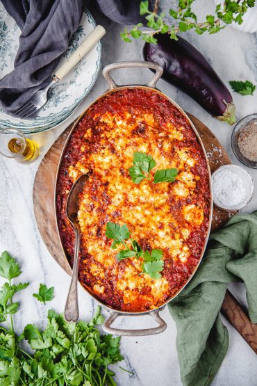 pastagratäng, lasagne, middag