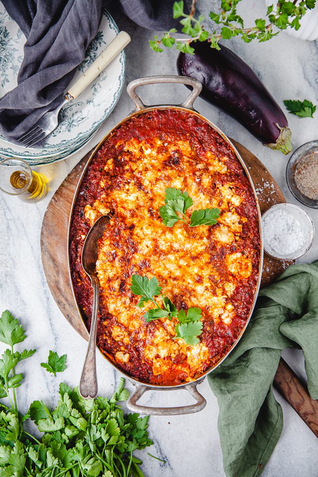 pastagratäng, lasagne, middag