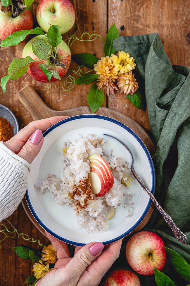 risgrynsgröt, gröt, äppelgröt