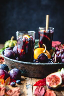 höst, sangria, halloween, drink