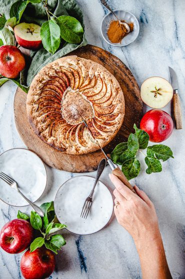 äppelkaka, äpplen, fika, baka