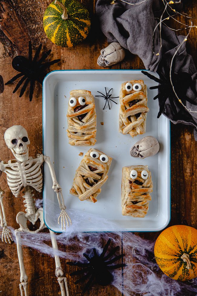 halloween, spöken, mumie, smördeg