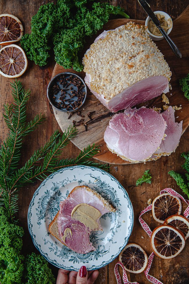 julskinka, julskinka i ugn, kokt julskinka, griljering