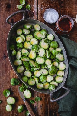 bryssekål i ugn, ugnsrostad brysselkål b