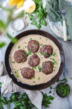 köttfärsbiffar med färskost, biffar, snabbmat, vardagsmat