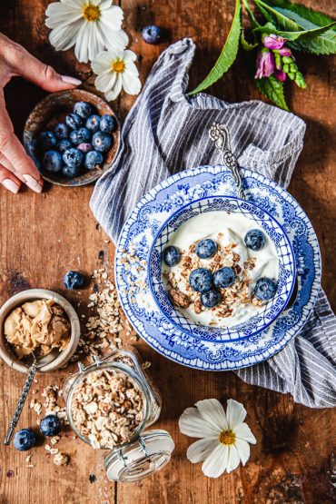 granola-granola, müsli, frukost, mellanmål, mellis