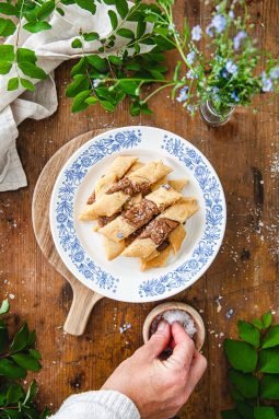 kolakakor med dumle, Sega dumlesnittar, dumle, fika, baka