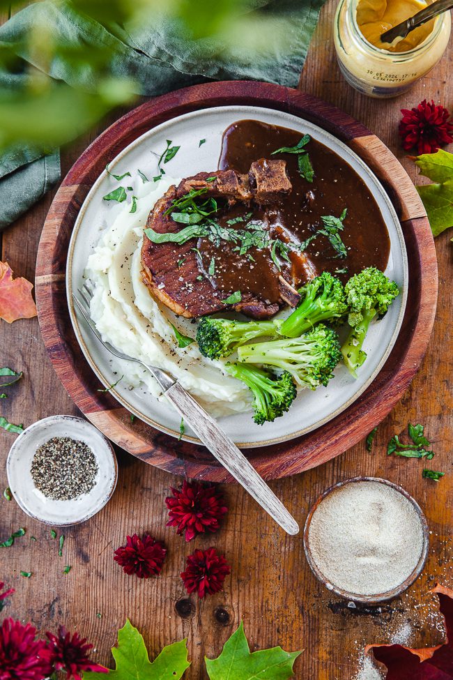 Freezer meal prep- fläskkotletter, fläskkotlett i crock pot