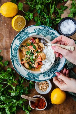 Indisk kycklinggryta