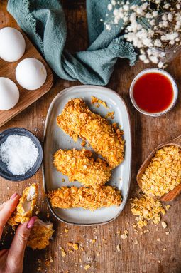 lättlagad cornflakeskyckling